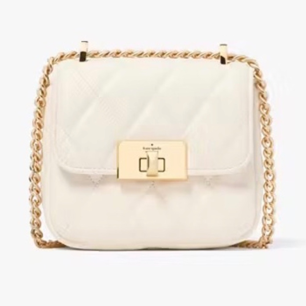 NWT Kate Spade Carey Micro Flip Crossbody Purse Meringue
